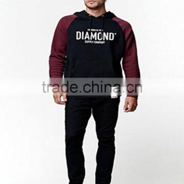 Custom Silk Screen Printed Contrast Color Hoodies Manufacturer photo-3
