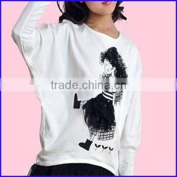 HOT Wholesale Latset Summer Young Girls' Long Sleeve Kids' Organic Cotton t Shirt photo-1
