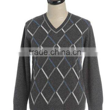 Custom V-Neck Sweater for man