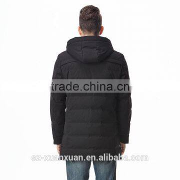 Customized Black Down Jacket Men Winter Thick Padding Coat photo-2