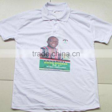 TC polo election shirts custom wholesale,sublimation printing polo shirts