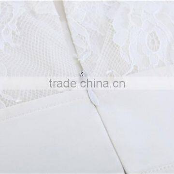 2015 Latset MaxNegio Loose Lace Sleeves Pure Perspective Sharara Dress photo-6