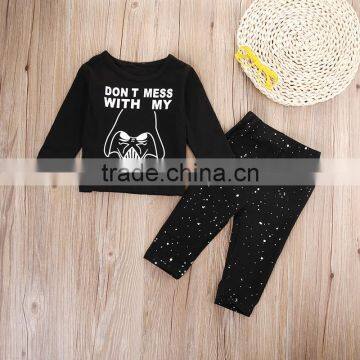 Newborn Baby Boy Sweater Designs Long Sleeve Cotton Printed Tops T-shirt+Long Pants photo-2