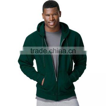 Latest Design Custom Zip Up Cheap Price Fashion Men's Clothing Bulk Plain Hoodies photo-2