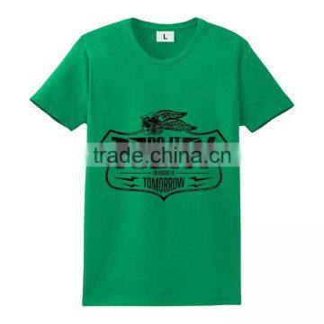 2016 Men Fashion Design Blank Color Bulk Golf 50/50 Polyester Cotton T Shirt photo-4