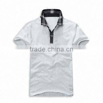 Fashionable Polo T-shirt with High Quality, Made of Cotton and Spandex, Ideal for Men