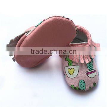 Soft Sole Baby Shoes Leather Moccasins photo-2
