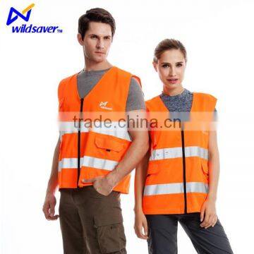 Wholesale LED hi viz reflective tape safety vest