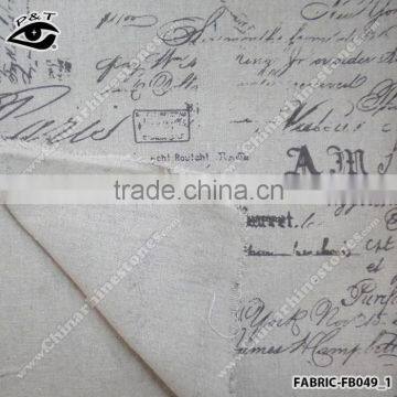 New Design Fabric Textile For Sofa Letters Printed Pattern photo-2