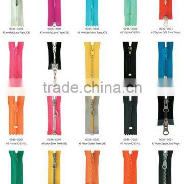 Low MOQ Fast Delivery Wholesale Newest Fashion Auto Lock Reverse Coil Zipper photo-2