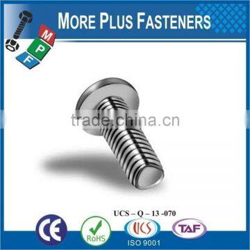 Made in Taiwan DIN 7500 Self Tapping Thread Forming Thread Rolling Screw All Types