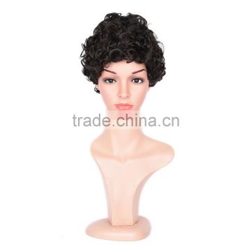 large stocks!short hair wigs light brown, short dark brown cosplay hair wig, short hair wig men