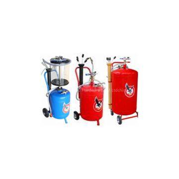 80L Wheel Mounted Pneumatic Waste Oil Drainer and Suction With Transparent Chamber