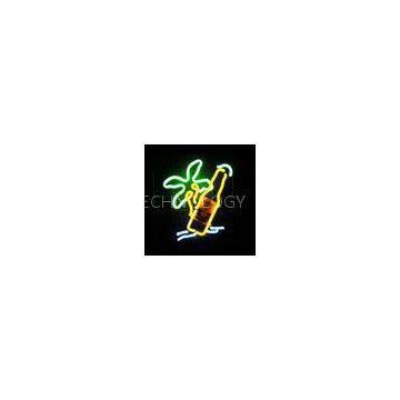 Personalized Novelty Neon Bar Signs Led Neon Light Open Sign With Metal Frame