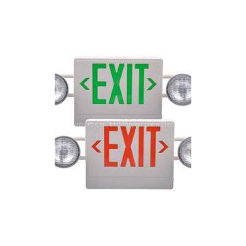 LX-7604LG/R UL LED Exit Sign/Emergency Light Combo