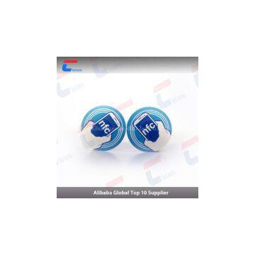 rewritable printed blank paper desfire ev1 8k nfc tag / adhesive nfc sticker / nfc paper label