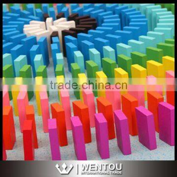 240pcs Wooden Domino Blocks Set Kids' Education Toy