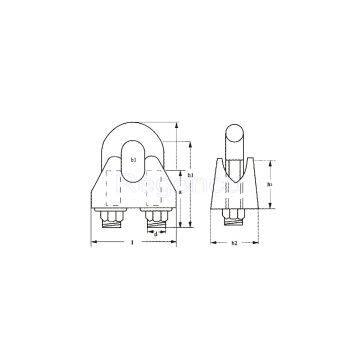 DIN 1142 WIRE ROPE CLIPS photo-2