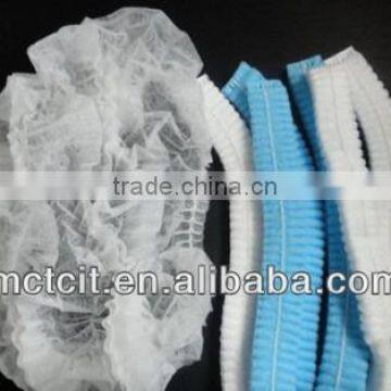 Wholesale strip surgical non woven mob cap/clip cap