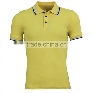 Wholesale 100% Cotton polo neck Short-sleeve t-shirt men