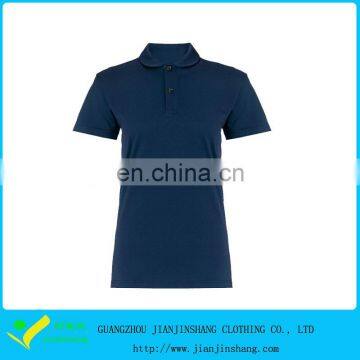 Lightweight 100% Polyester Pique Print Dry Fit Polo Shirt For Woman