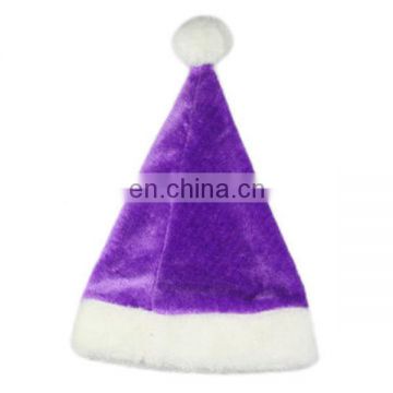 Sepecial purple hat christmas santa hats upscale santa hat for children christmas