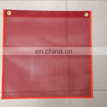 18''x18''Viny mesh safety flag red,with grommets from Wenzhou Fly