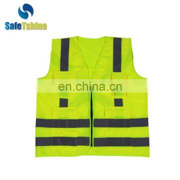 hot selling reflective safety fluorescent fabric vest