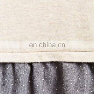 Round Neck Girls Dresses With Long Sleeves