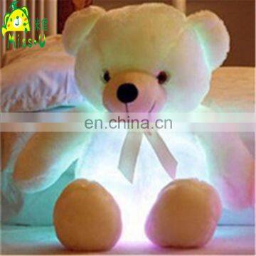 High Quality Stuffed Soft Plush LED Toys Night Lighting Colorful Bear