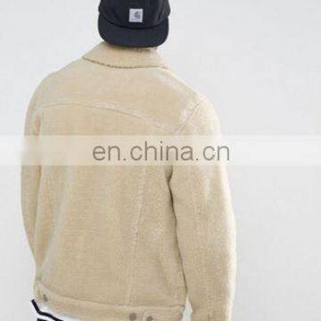Wholesale Cheap White Thicker Warm Men Fleece Jacket photo-4