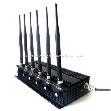 15W High Power Adjustable 3G Mobile Phone VHF UHF Walkie-Talkie Jammer