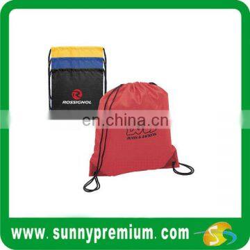 customized promotion drawstring backpack bag