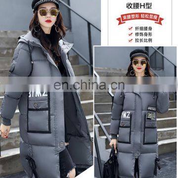 2017 Down Jacket Winter New Fashion Letter Korean Version of Slim Long Cotton Jacket Jacket Female S1020 photo-4
