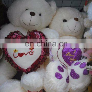 HI high standard happy funny valentine teddy plush bear on sale in guangzhou