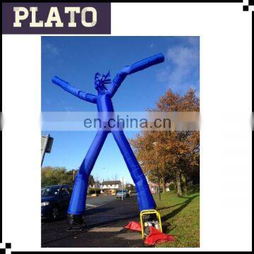 Deep blue Durable air puppets sky dancer for outdoor advertising