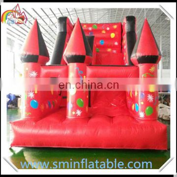 Promotion inflatable clown slide, PVC tarpaulin outdoor playground,inflatable bouncy slide for kids