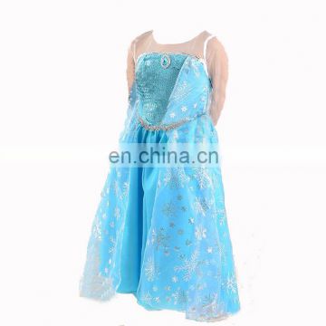 Wholesale frozen princess elsa dress costume KC-0005