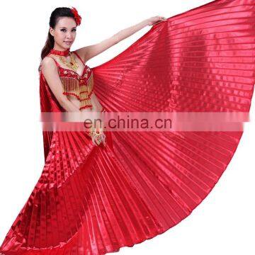 BestDance sexy red belly dancing isis wings women bellydance angle wings sale OEM