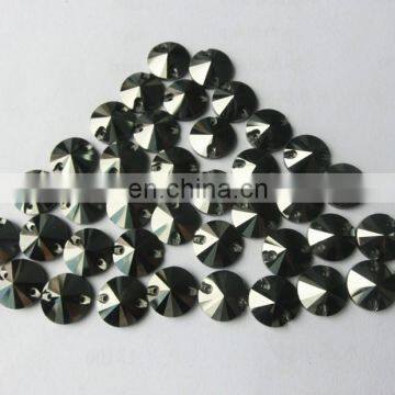 Round Flatback Crystal ab Sew on Rhinestones for Dresses Wholesale