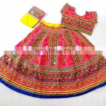 Designer Gamthi chaniya choli- Indian Traditional rabari Embroidered Ghagra Choli