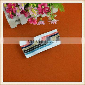 2017 hot sale colorful embroidery elatsic ribbon custom cheap webbing for garment