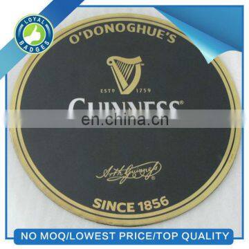 cheap customized metal plaque with bronze plating