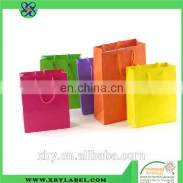 Customized Shopping Paper Bag and paper shopping bag for clothing company