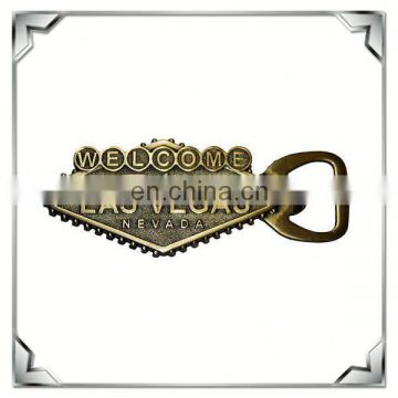 Las vegas souvenirs bottle opener fridge magnet