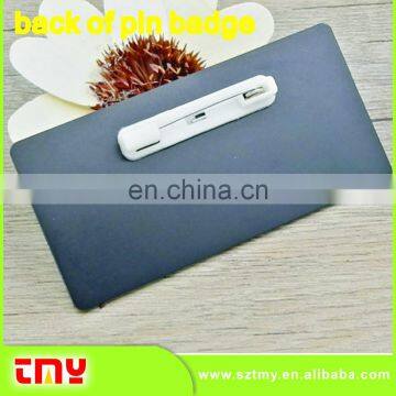 Cheap Custom Pin Badge,Blank Plastic Badge Maker,Wholesale Staff Uniforms Black Board Style Logo Pin Badge photo-3