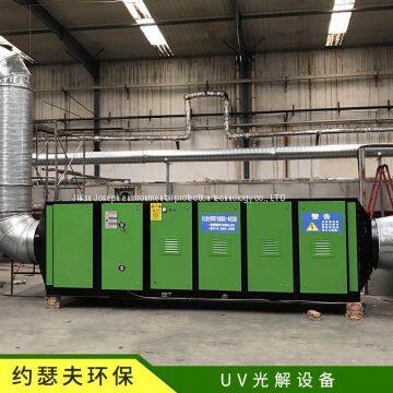 Spray paint room exhaust gas treatment equipment