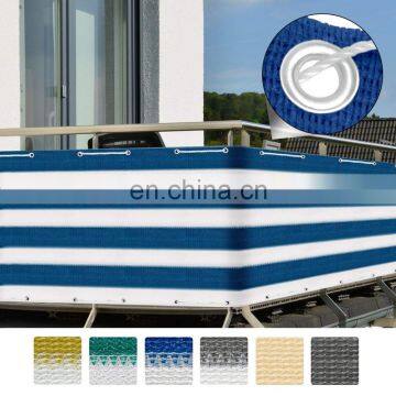 Competitive price nylon mesh balcony safety sun shade net for hot sale