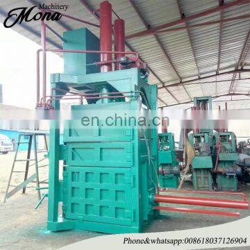 Hydraulic Baler Briquetting Machine| Small Vertical 30 Tons Hydraulic Automatic Baler|waste Paper Carton Baling Machine photo-2