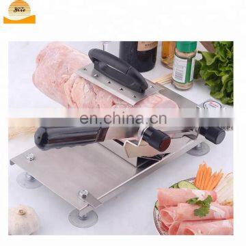 Frozen beef roll slicing machine / beef roll slicer